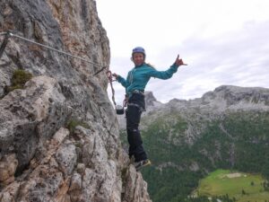 Vie ferrate nelle Dolomiti – media difficoltà